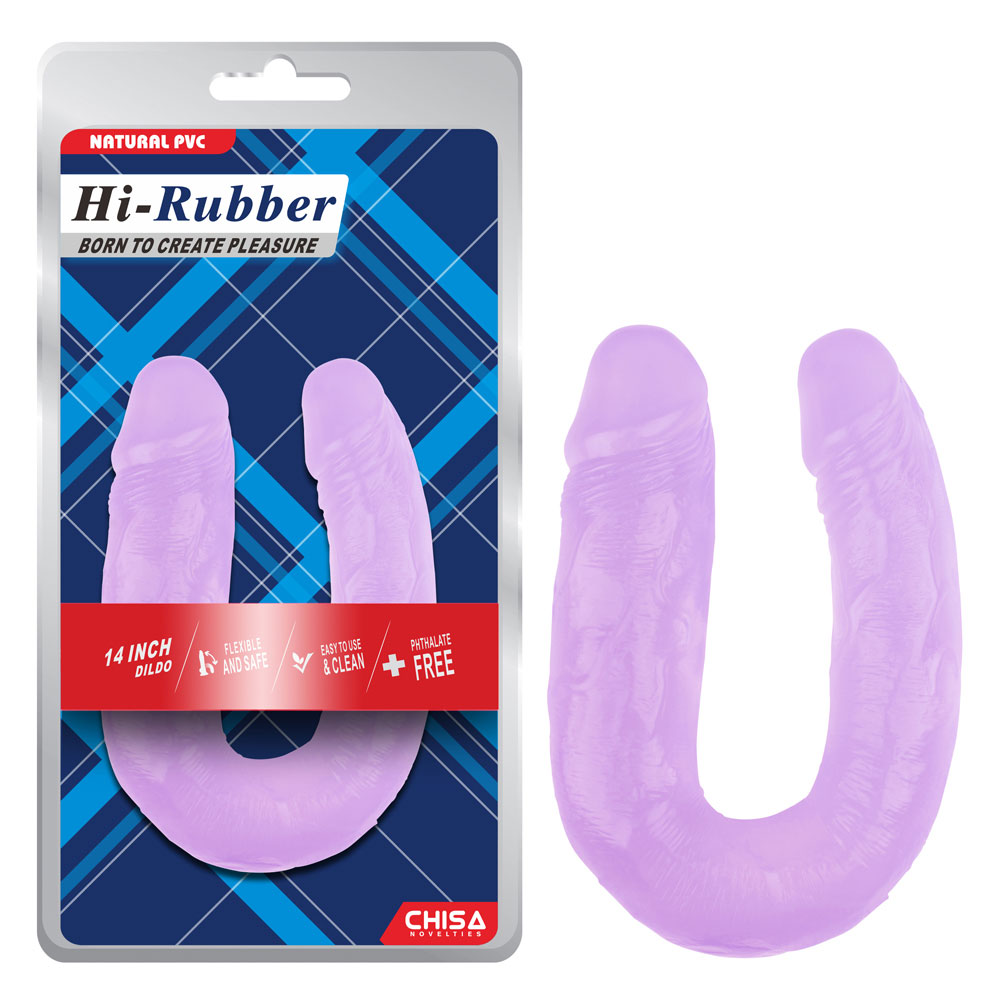 14 Inch Dildo-Purpura