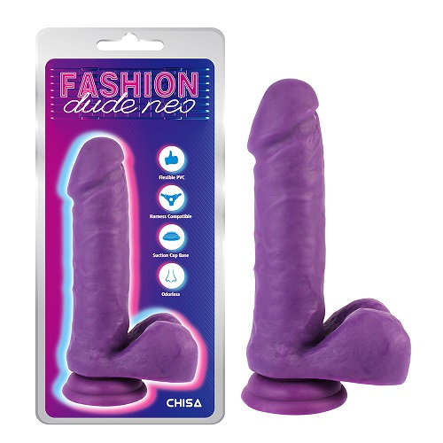 7.6'' Dual Densitas Mentula Dildo Purpura