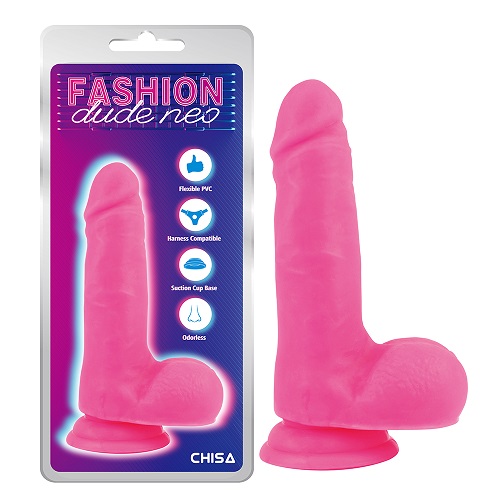 7'' Dual Densitas Cock Dildo Pink
