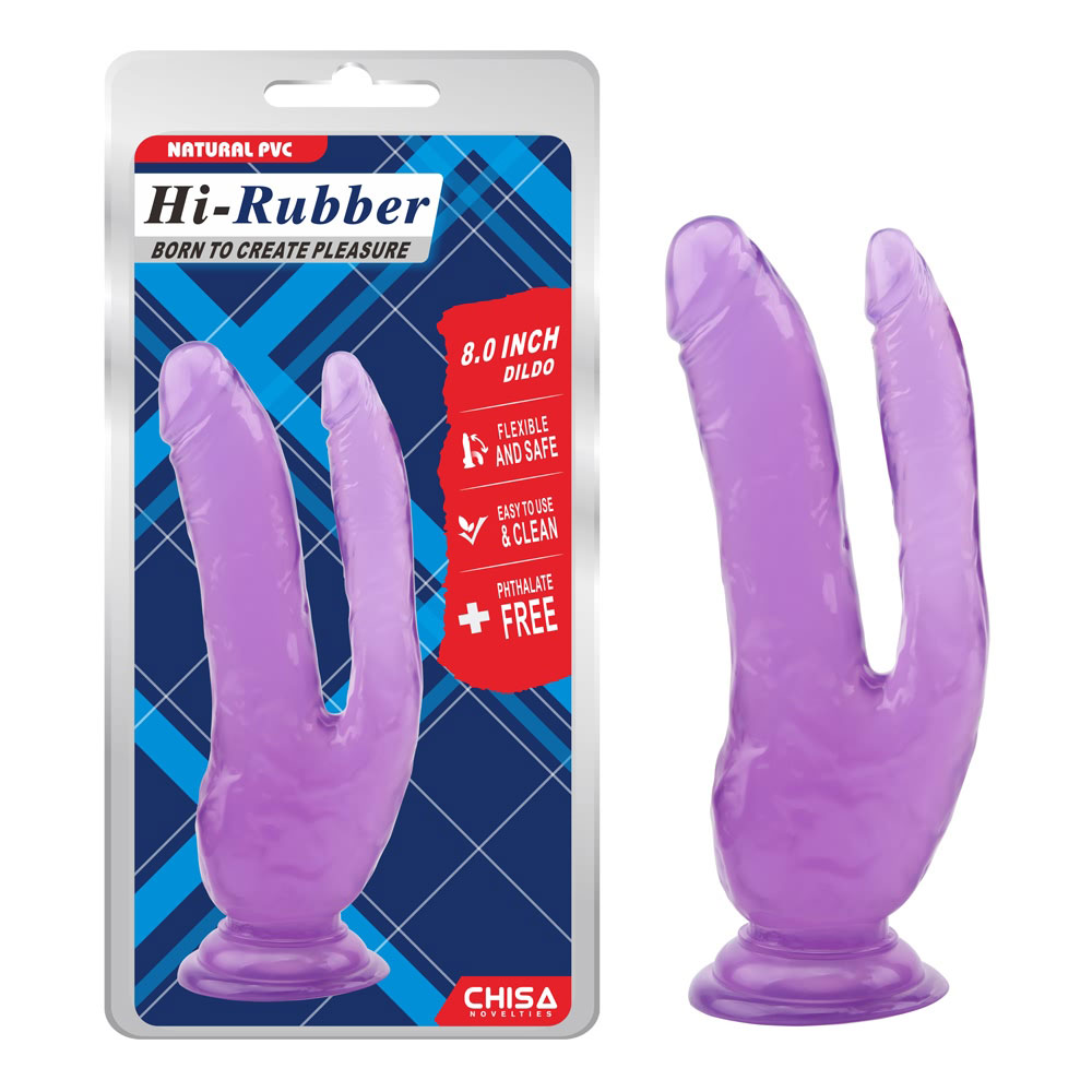 8.0 Inch Dildo - Purpura