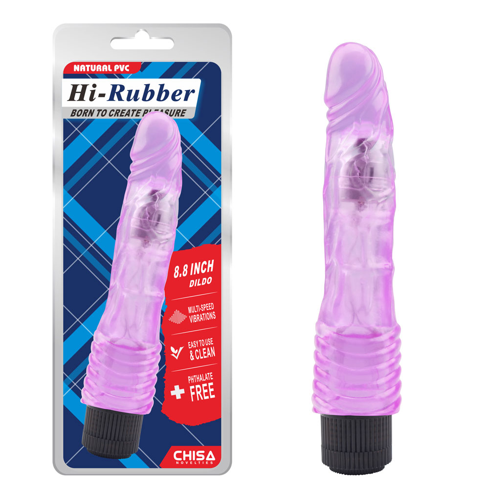 8.8 Inch Dildo-Purpura