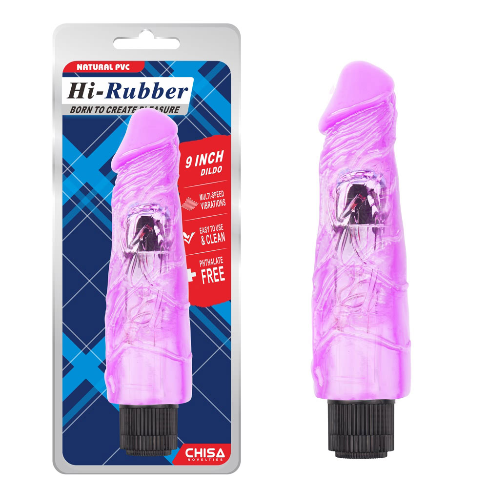 9 Inch Dildo-Purpura