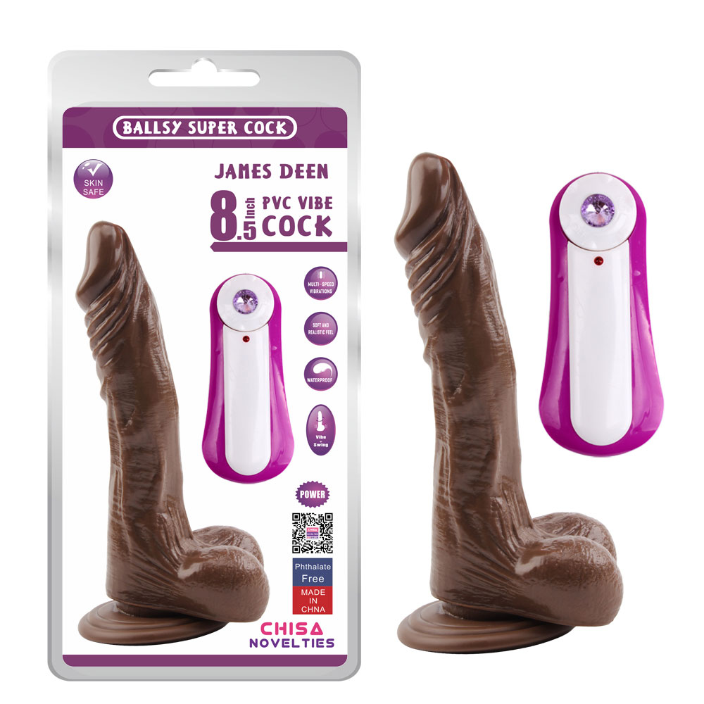 James Deen 8.5 Dildo-Brown
