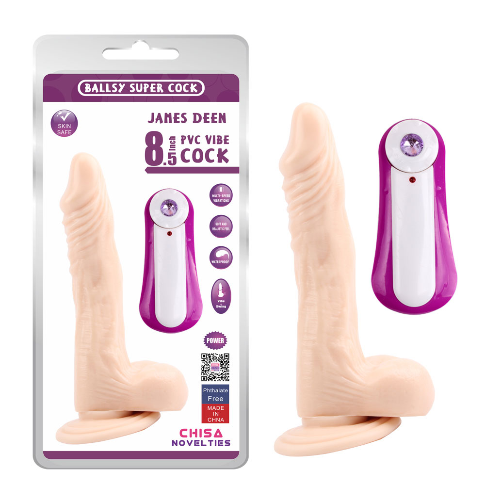 James Deen 8.5 Dildo-Carnem vibrans